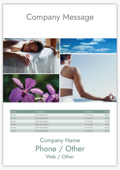 Design Preview for Design Gallery: Health & Wellness Plastic Signs, A1 (594 x 841 mm)