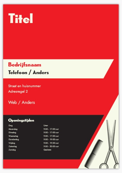 Voorvertoning ontwerp voor Ontwerpgalerij: Beauty en spa Foamborden, A1 (594 x 841 mm)