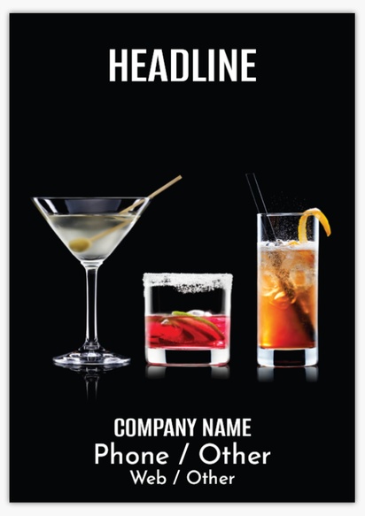 Design Preview for Design Gallery: Food & Beverage Plastic Signs, A1 (594 x 841 mm)