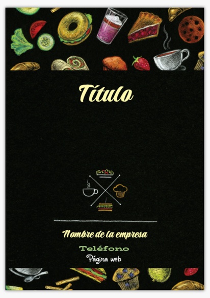 Vista previa del diseño de Galería de diseños de caballetes publicitarios para comida y bebida