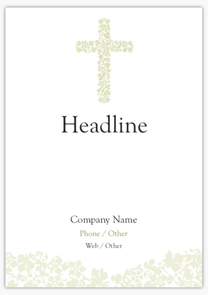 Design Preview for Design Gallery: Religious & Spiritual Plastic Signs, A1 (594 x 841 mm)