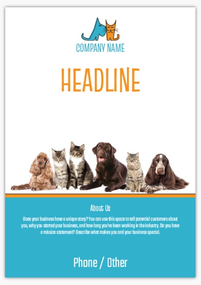 Design Preview for Design Gallery: Animals & Pet Care A-Frames