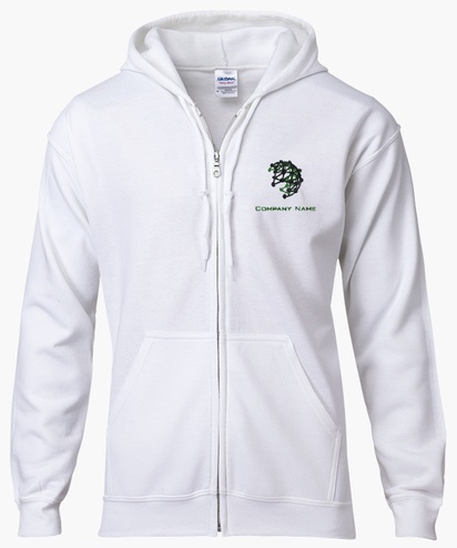 Design Preview for Design Gallery: Information & Technology Zip Up Hoodies