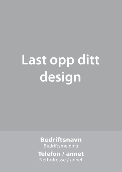 Forhåndsvisning av design for Designgalleri: Fotografi Plakater i større opplag, A3 (297 x 420 mm)