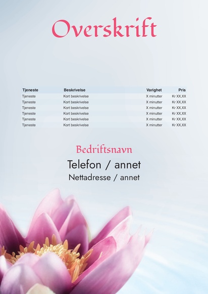 Forhåndsvisning av design for Designgalleri: Blomsterhandler Plakater i større opplag, A3 (297 x 420 mm)