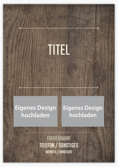 Designvorschau für Designgalerie: Werbeschilder aus Kunststoff Dezent, A3 (297 x 420mm)