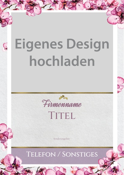 Designvorschau für Designgalerie: Posterdruck im Vorteilspack Floristen, A3 (297 x 420 mm)