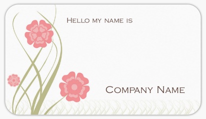 Design Preview for Design Gallery: Food & Beverage Name Tags