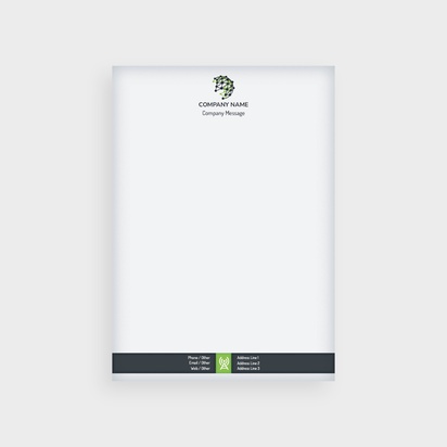 Design Preview for Design Gallery: Modern & Simple Letterheads