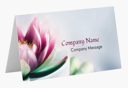 Design Preview for Design Gallery: Massage & Reflexology Folded Business Cards