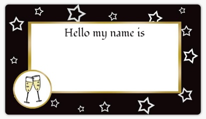 Design Preview for Design Gallery: Event Planning & Entertainment Name Stickers