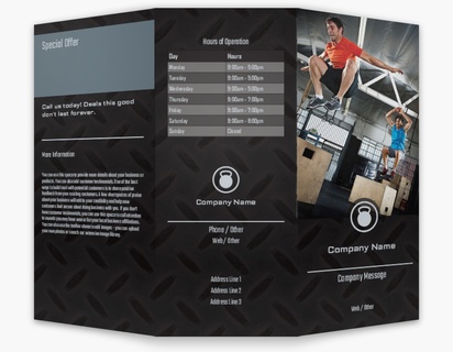 A kettlebell gym black gray design
