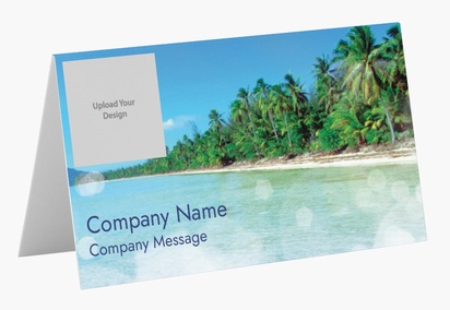 Design Preview for Design Gallery: Travel Agencies Folded Business Cards
