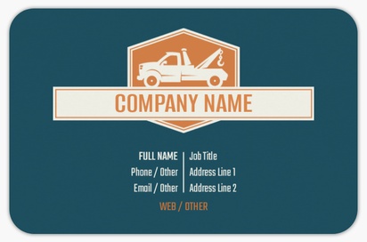 Design Preview for Design Gallery: Breakdown Recovery Rounded Corner Business Cards, Rounded Standard (85 x 55 mm)