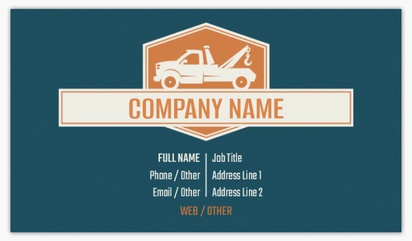 Design Preview for Design Gallery: Breakdown Recovery Matte Visiting Cards, Standard (89 x 51 mm)