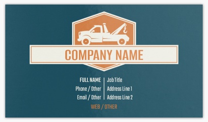Design Preview for Design Gallery: Breakdown Recovery Standard Visiting Cards