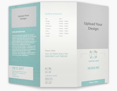 Design Preview for Design Gallery: Mobile Devices & Telecommunication Custom Brochures, 8.5" x 11" Tri-fold