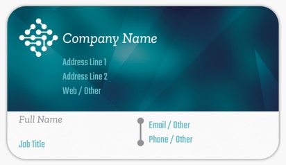 Design Preview for Technology Business Card Stickers Templates