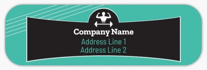Design Preview for Design Gallery: Personal Training Return Address Labels