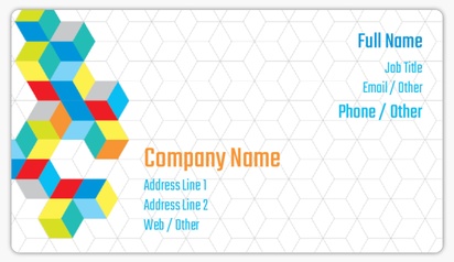 Design Preview for Templates for Network Administration Name Card Stickers 