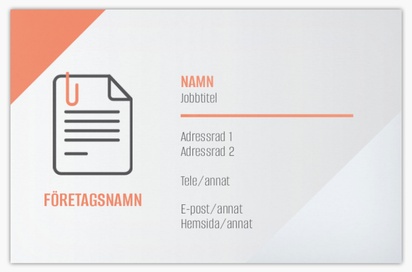 Förhandsgranskning av design för Designgalleri: Receptions- & sekreterarservice Extratjocka visitkort, Standard (85 x 55 mm)
