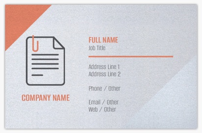 Design Preview for Design Gallery: Secretarial & Administrative Services Pearl Business Cards