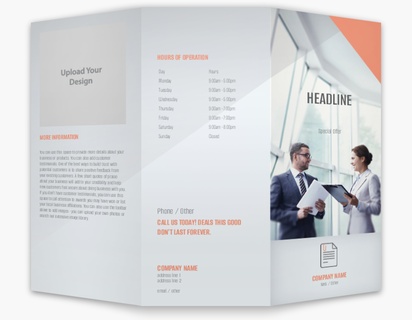 Design Preview for Design Gallery: Secretarial & Administrative Services Custom Brochures, 8.5" x 11" Tri-fold