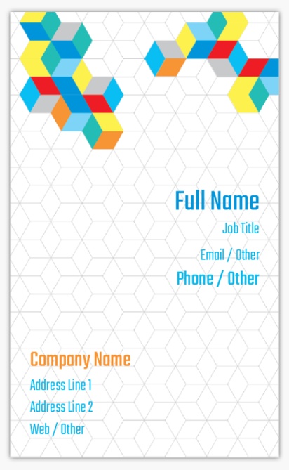 Design Preview for Design Gallery: Network Administration Standard Business Cards, Standard (91 x 55 mm)