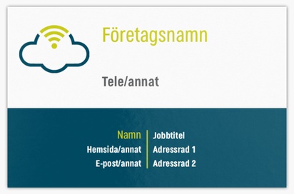Förhandsgranskning av design för Designgalleri: Mobil & telekommunikation Extratjocka visitkort, Standard (85 x 55 mm)