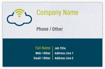 Design Preview for Design Gallery: Mobile Devices & Telecommunication Pearl Business Cards