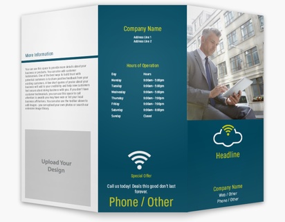 Design Preview for Design Gallery: Mobile Devices & Telecommunication Custom Brochures, 8.5" x 11" Tri-fold