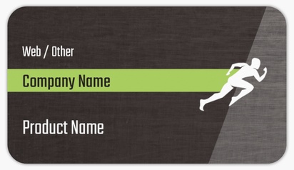 Design Preview for Design Gallery: Personal Training Product Labels on Sheets, Rounded Rectangle 8.7 x 4.9 cm