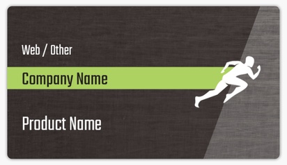 Design Preview for Design Gallery: Sports & Fitness Product Labels, 8.7 x 4.9 cm Rounded Rectangle