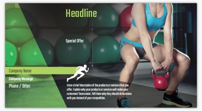 Design Preview for Personal Training Postcards Templates, 6" x 11"