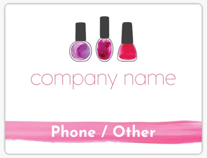 Design Preview for Nail Salons Car Magnets Templates, 8.7" x 11.5"
