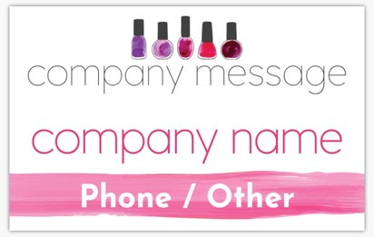 Design Preview for Design Gallery: Nail Salons Vinyl Banners, 76 x 122 cm
