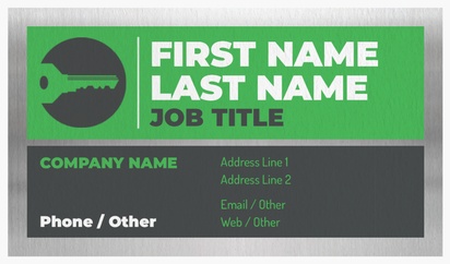 Design Preview for Design Gallery: Locksmiths Natural Textured Business Cards