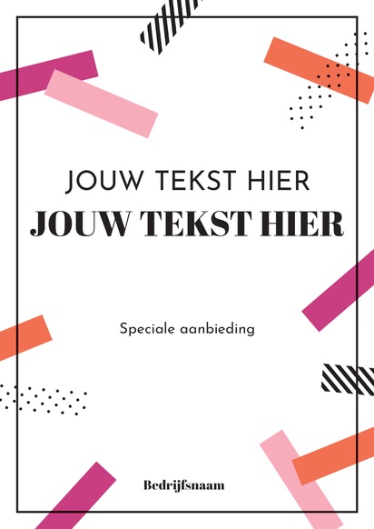 Voorvertoning ontwerp voor Ontwerpgalerij: Feestdagen Posters, A2 (420 x 594 mm) 