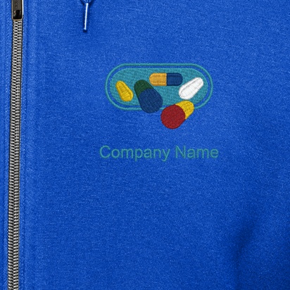 Design Preview for Design Gallery: Health & Wellness Customised Hoodies, Royal Blue