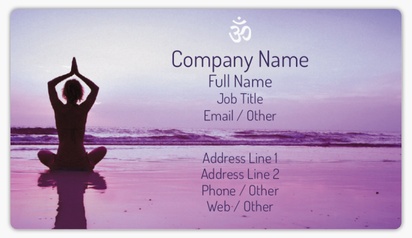 Design Preview for Sports & Fitness Business Card Stickers Templates