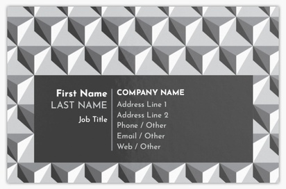 Design Preview for Design Gallery: Graphic Design Ultra-Thick Business Cards, Standard (85 x 55 mm)