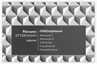 Förhandsgranskning av design för Designgalleri: Grafisk design Extratjocka visitkort, Standard (85 x 55 mm)