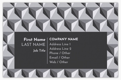 Design Preview for Design Gallery: Information & Technology Linen Business Cards