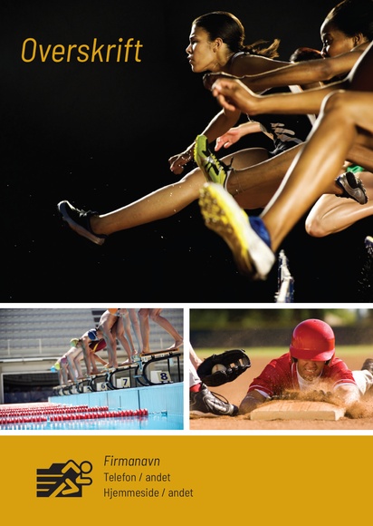 Forhåndsvisning af design for Designgalleri: Sport og fitness Plakater, A2 (420 x 594 mm) 