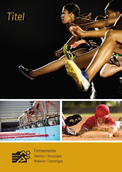 Designvorschau für Designgalerie: Plakate Sport & Fitness, A2 (420 x 594 mm) 