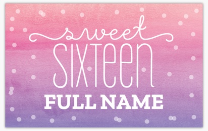Design Preview for Design Gallery: Sweet 16 Vinyl Banners, 76 x 122 cm