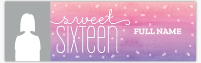 Design Preview for Design Gallery: Sweet 16 Vinyl Banners, 76 x 244 cm