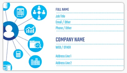 Design Preview for Templates for Database Architecture & Data Management Name Card Stickers 