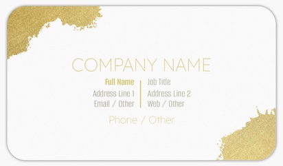 Design Preview for Design Gallery: Art Galleries Rounded Corner Business Cards, Standard (3.5" x 2")