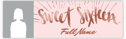 Design Preview for Design Gallery: Sweet 16 Vinyl Banners, 76 x 244 cm